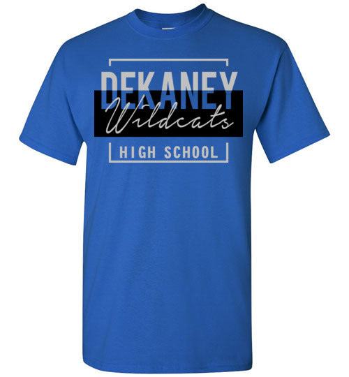 Dekaney High School Wildcats Royal Blue Unisex T-shirt 05