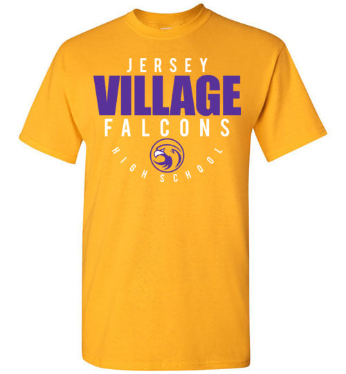 Jersey Village High School Falcons Gold Unisex T-shirt 12