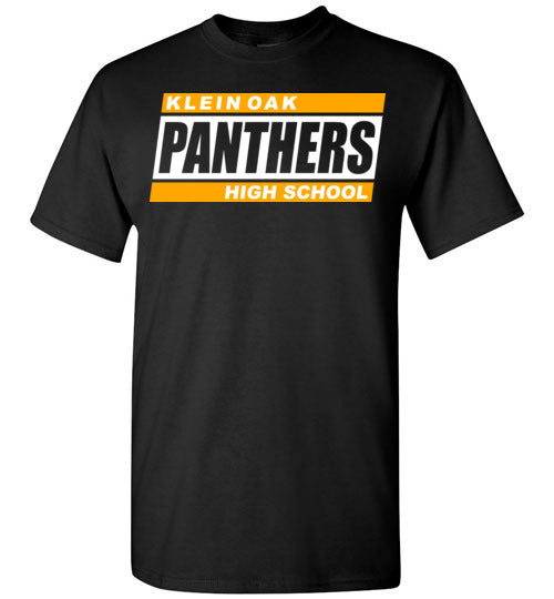 Klein Oak High School Panthers Black Unisex T-shirt 72