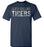 Klein Collins High School Tigers Navy Unisex T-shirt 17