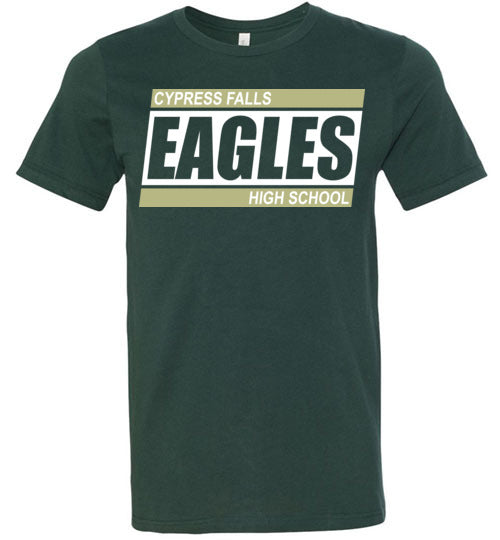 Cypress Falls Eagles Premium Forest Green T-shirt - Design 72