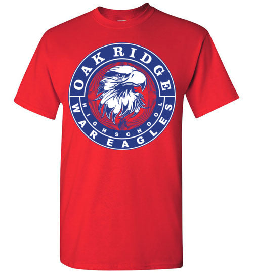 Oak Ridge High School War Eagles Red Unisex T-shirt 02