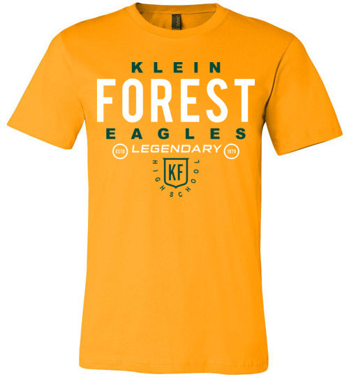 Klein Forest Golden Eagles Premium Gold T-shirt - Design 03