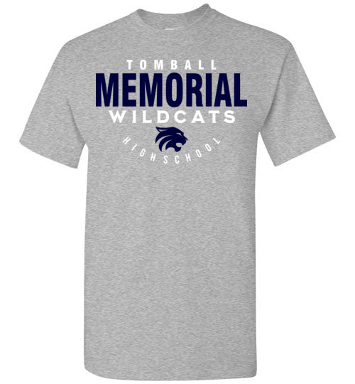 Tomball Memorial High School Wildcats Sports Grey Unisex T-shirt 12