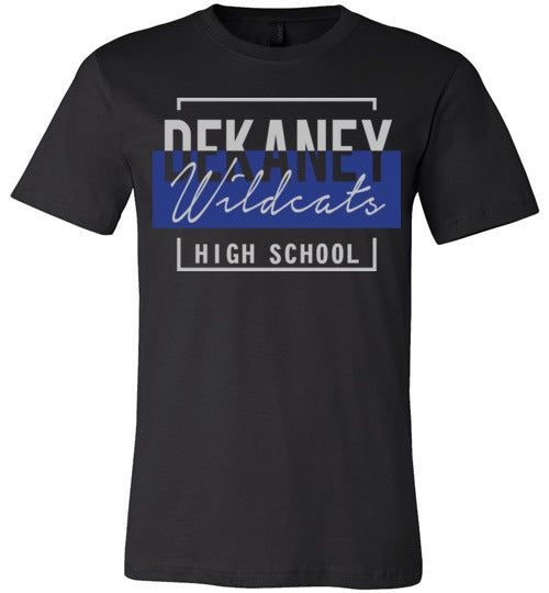 Dekaney Wildcats Premium Black T-shirt - Design 05