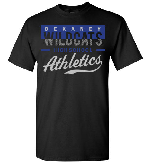 Dekaney High School Wildcats Black  Unisex T-shirt 48