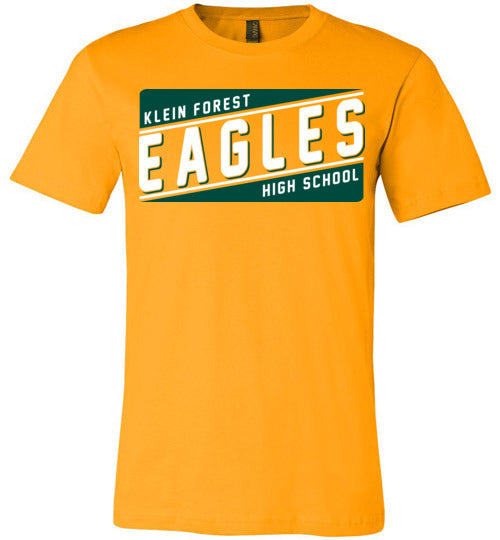 Klein Forest Golden Eagles Premium Gold T-shirt - Design 84