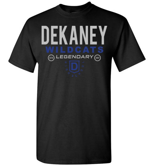 Dekaney High School Wildcats Black  Unisex T-shirt 03