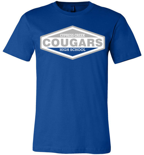 Cypress Creek Cougars Premium Royal T-shirt - Design 09