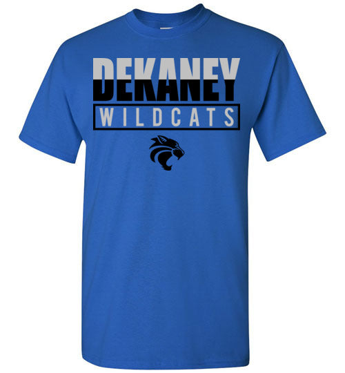 Dekaney High School Wildcats Royal Blue Unisex T-shirt 29