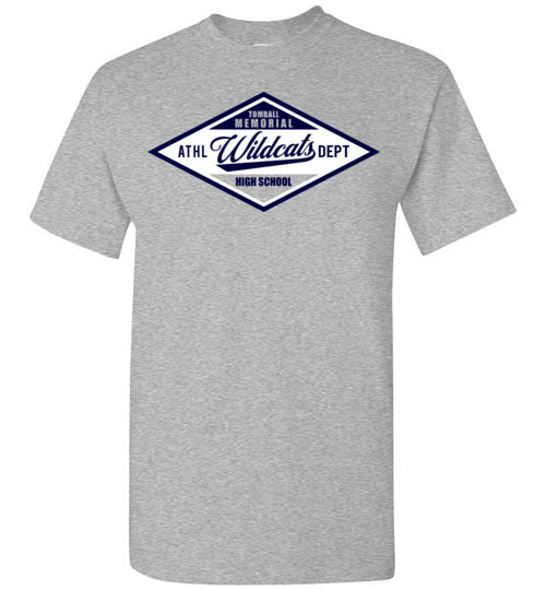 Tomball Memorial High School Wildcats Sports Grey Unisex T-shirt 13