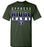 Cypress Ridge High School Rams Forest Green  Unisex T-shirt 29
