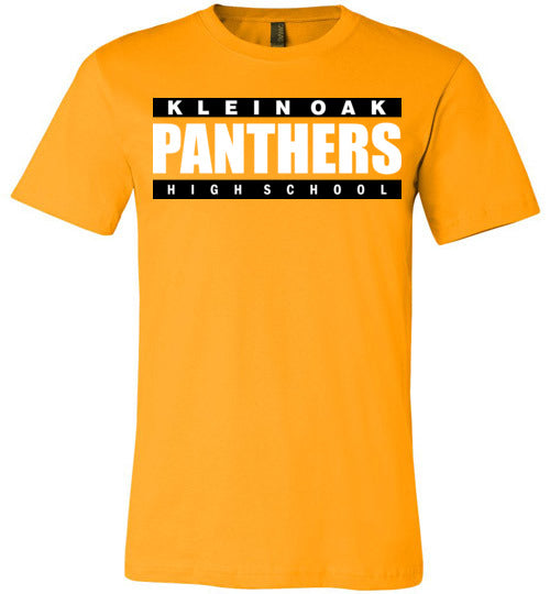 Klein Oak Panthers Premium Gold T-shirt - Design 98