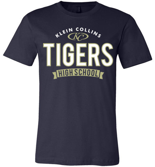 Klein Collins Tigers Premium Navy T-shirt - Design 44