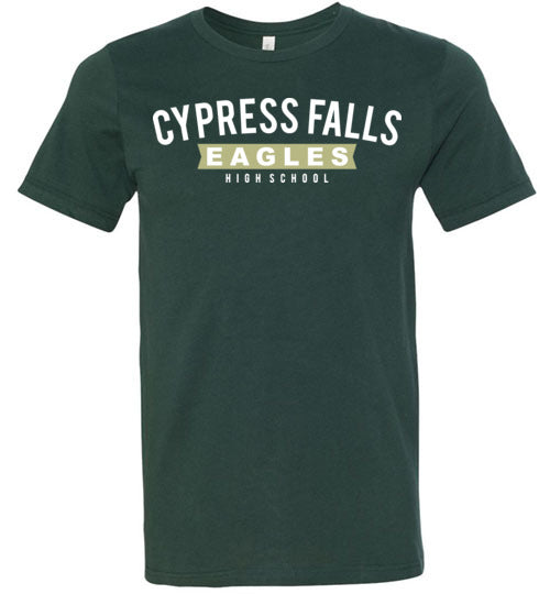 Cypress Falls Eagles Premium Forest Green T-shirt - Design 21