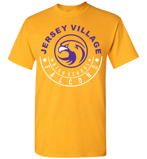 Jersey Village High School Falcons Gold Unisex T-shirt 19