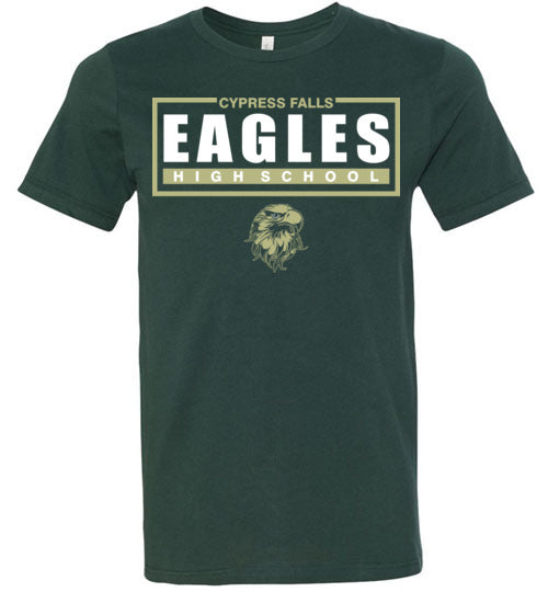 Cypress Falls Eagles Premium Forest Green T-shirt - Design 49