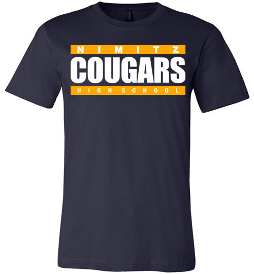 Nimitz Cougars Premium Navy T-shirt - Design 98