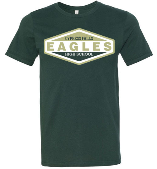 Cypress Falls Eagles Premium Forest Green T-shirt - Design 09