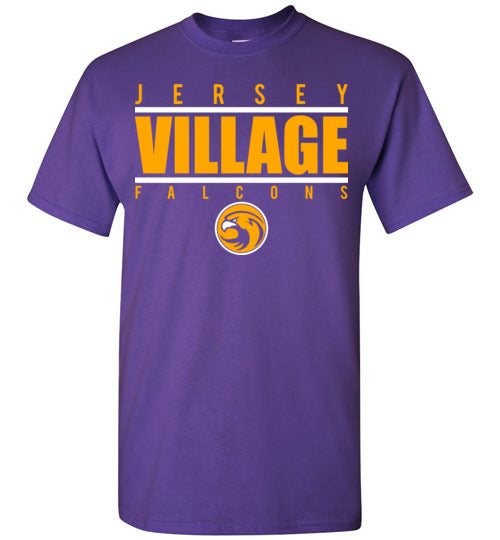 Jersey Village High School Falcons Purple Unisex T-shirt 07