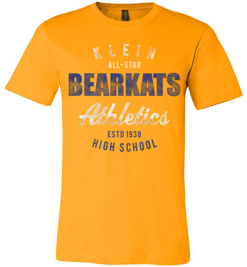 Klein Bearkats Premium Gold T-shirt - Design 34