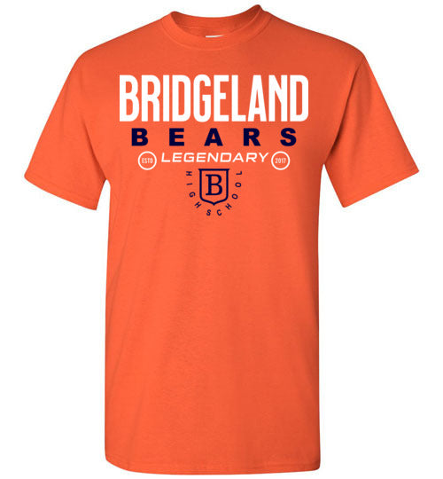 Bridgeland High School Bears Orange Unisex T-shirt 03