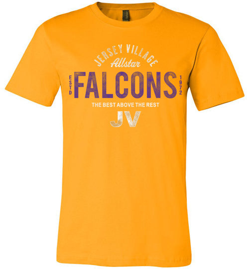 Jersey Village Falcons Premium Gold T-shirt - Design 40