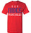 Oak Ridge High School War Eagles Red Unisex T-shirt 17