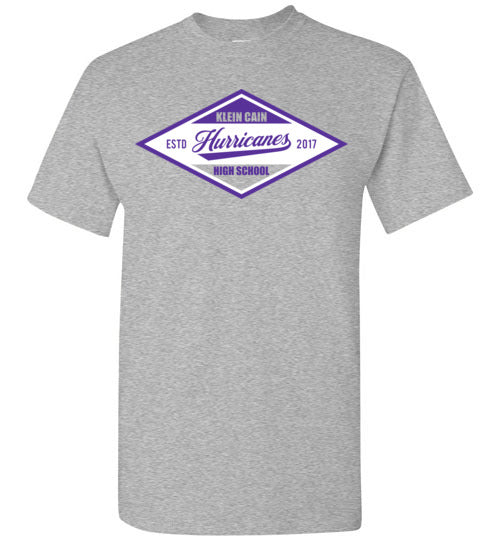 Klein Cain Hurricanes - Design 13 - Grey T-shirt