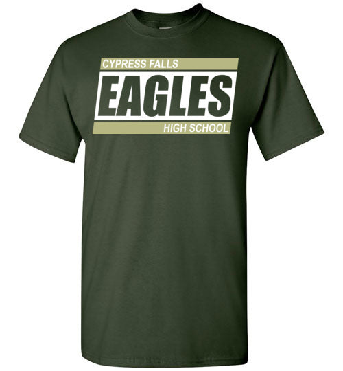 Cypress Falls High School Eagles Forest Green Unisex T-shirt 72