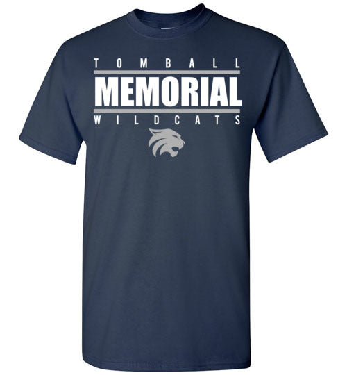 Tomball Memorial High School Wildcats Navy Unisex T-shirt 07