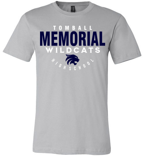 Tomball Memorial Wildcats Premium Silver T-shirt - Design 12