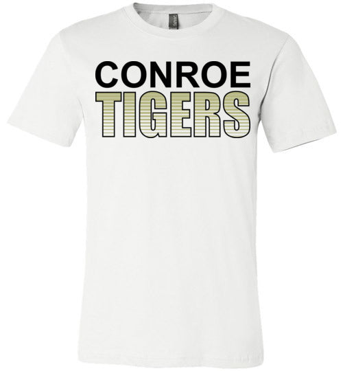 Conroe Tigers Premium White T-shirt - Design 24