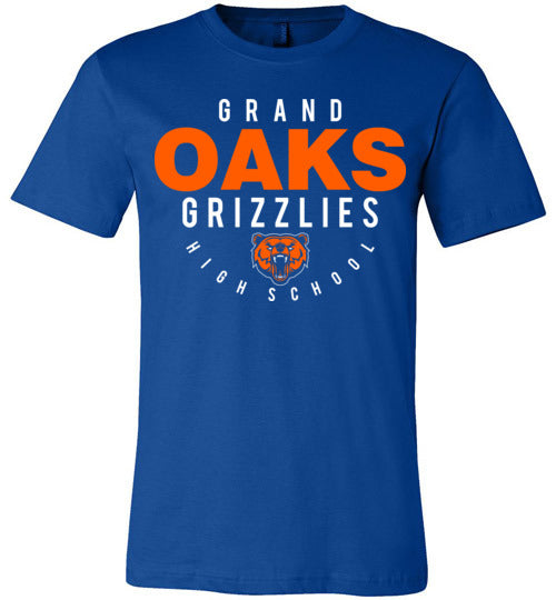 Grand Oaks Grizzlies Premium Royal T-shirt - Design 12