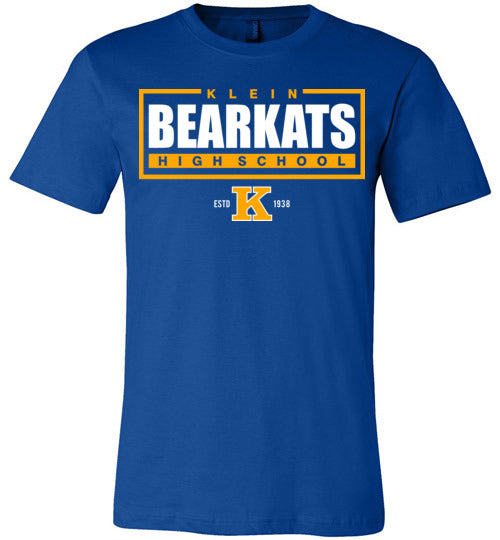 Klein Bearkats Premium Royal Blue T-shirt - Design 49