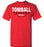 Tomball High School Cougars Red Unisex T-shirt 12