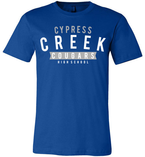 Cypress Creek Cougars Premium Royal T-shirt - Design 21