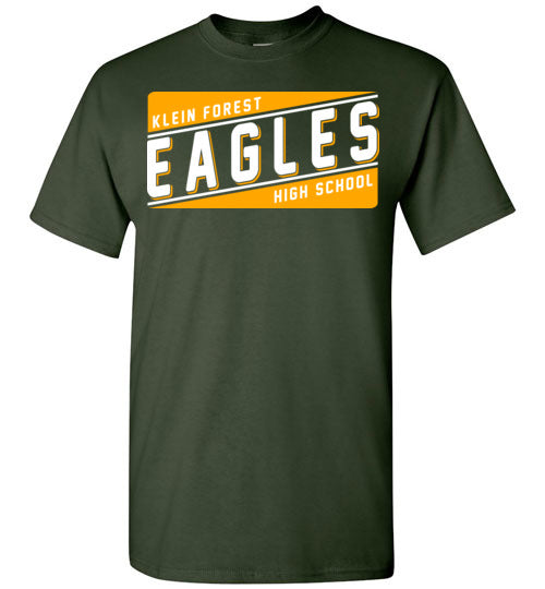 Klein Forest High School Golden Eagles Forest Green Unisex T-shirt 84