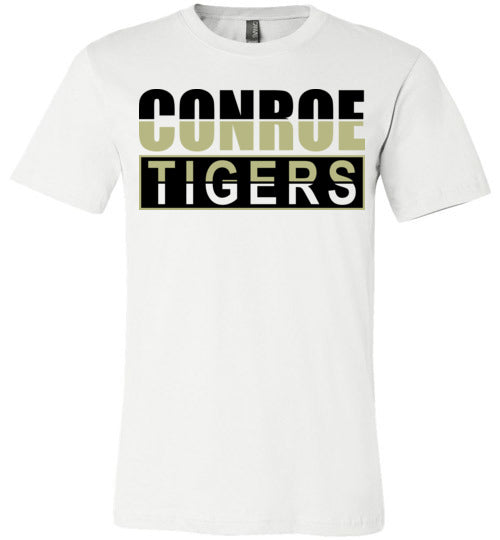 Conroe Tigers Premium White T-shirt - Design 31