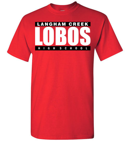 Langham Creek High School Lobos Red Unisex T-shirt 98