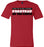 Porter Spartans Premium Red T-shirt - Design 25