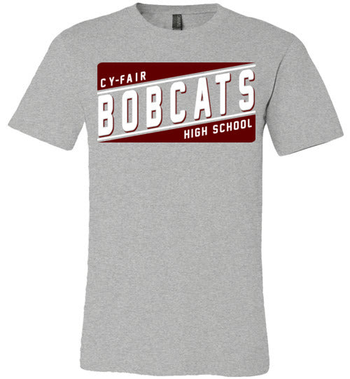 Cy-Fair Bobcats Premium Heather T-shirt - Design 84