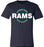 Cypress Ridge Rams Premium Navy T-shirt - Design 11