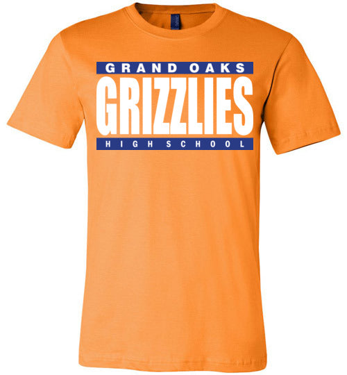 Grand Oaks Grizzlies Premium Orange T-shirt - Design 98