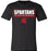 Porter Spartans Premium Black T-shirt - Design 49