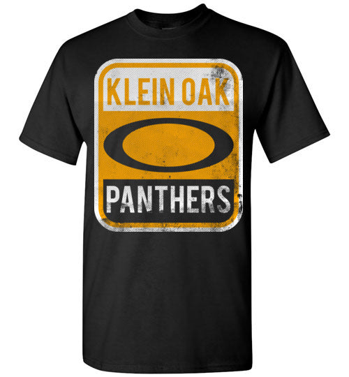 Klein Oak High School Panthers Black Unisex T-shirt 01