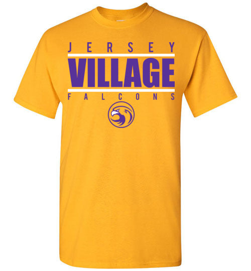 Jersey Village High School Falcons Gold Unisex T-shirt 07