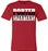 Porter Spartans Premium Red T-shirt - Design 31