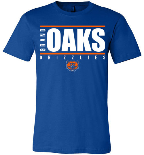 Grand Oaks Grizzlies Premium Royal T-shirt - Design 07