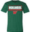 The Woodlands Highlanders Premium Evergreen T-shirt - Design 49